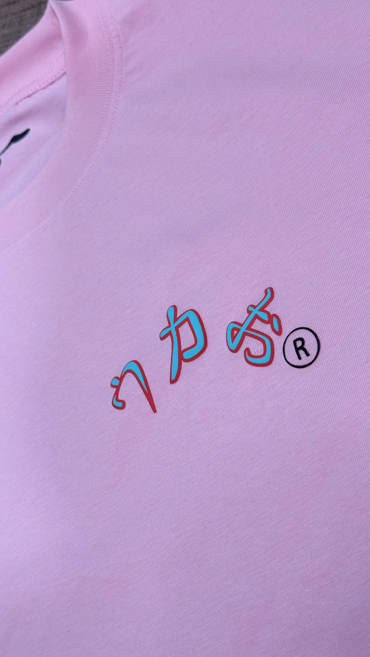 "VGO SAUCE" Vintage-Tee (Flamingo)