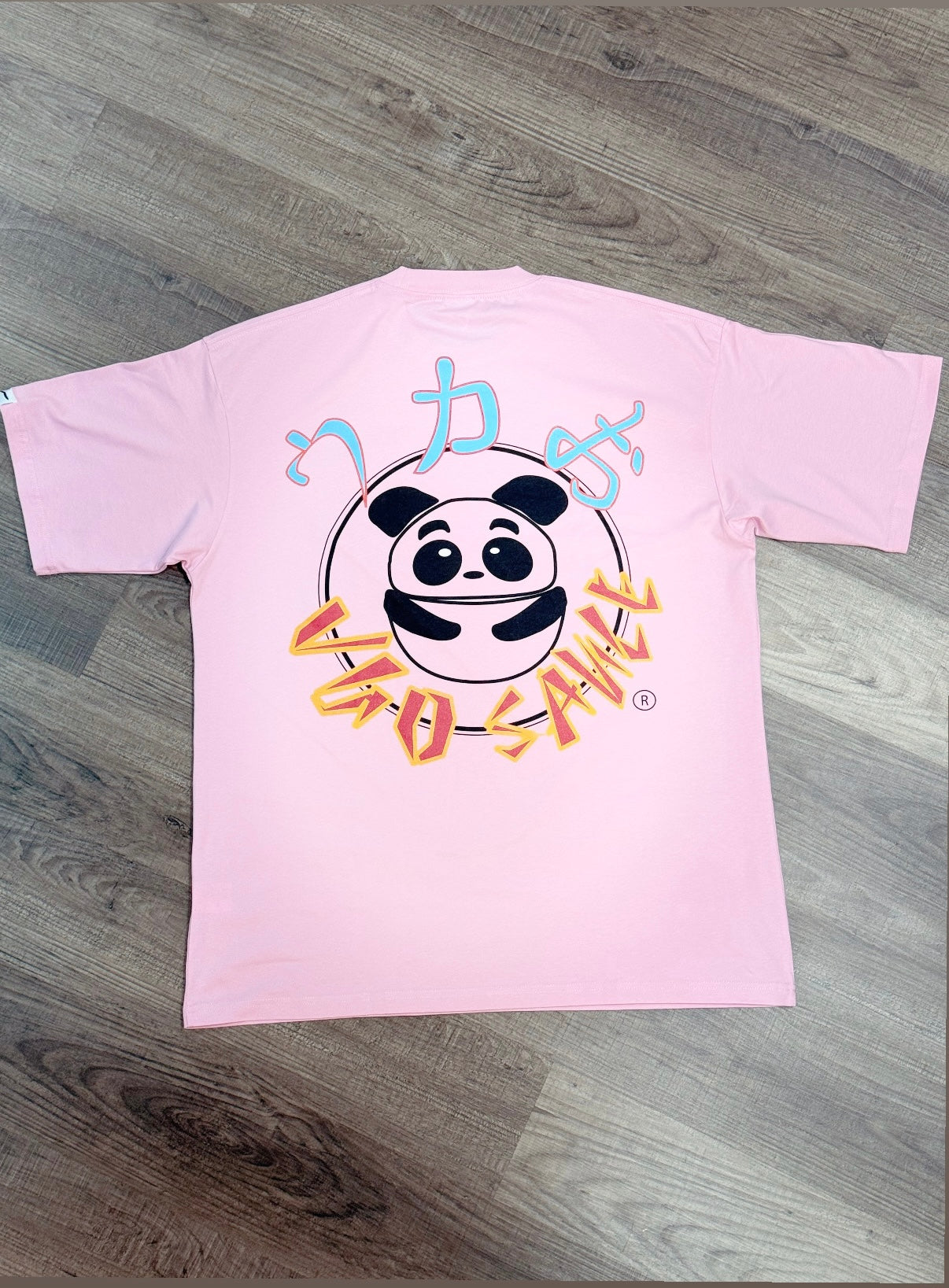 "VGO SAUCE" Vintage-Tee (Flamingo)