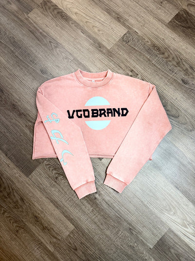 Women's "Sunrise" Cropped Crew (Dentyne)